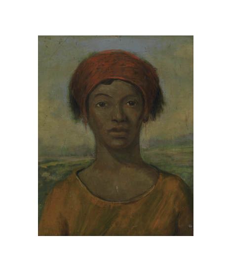 CLOYD LEE BOYKIN (1877 - 1957) Untitled (Woman with a Red Hat).